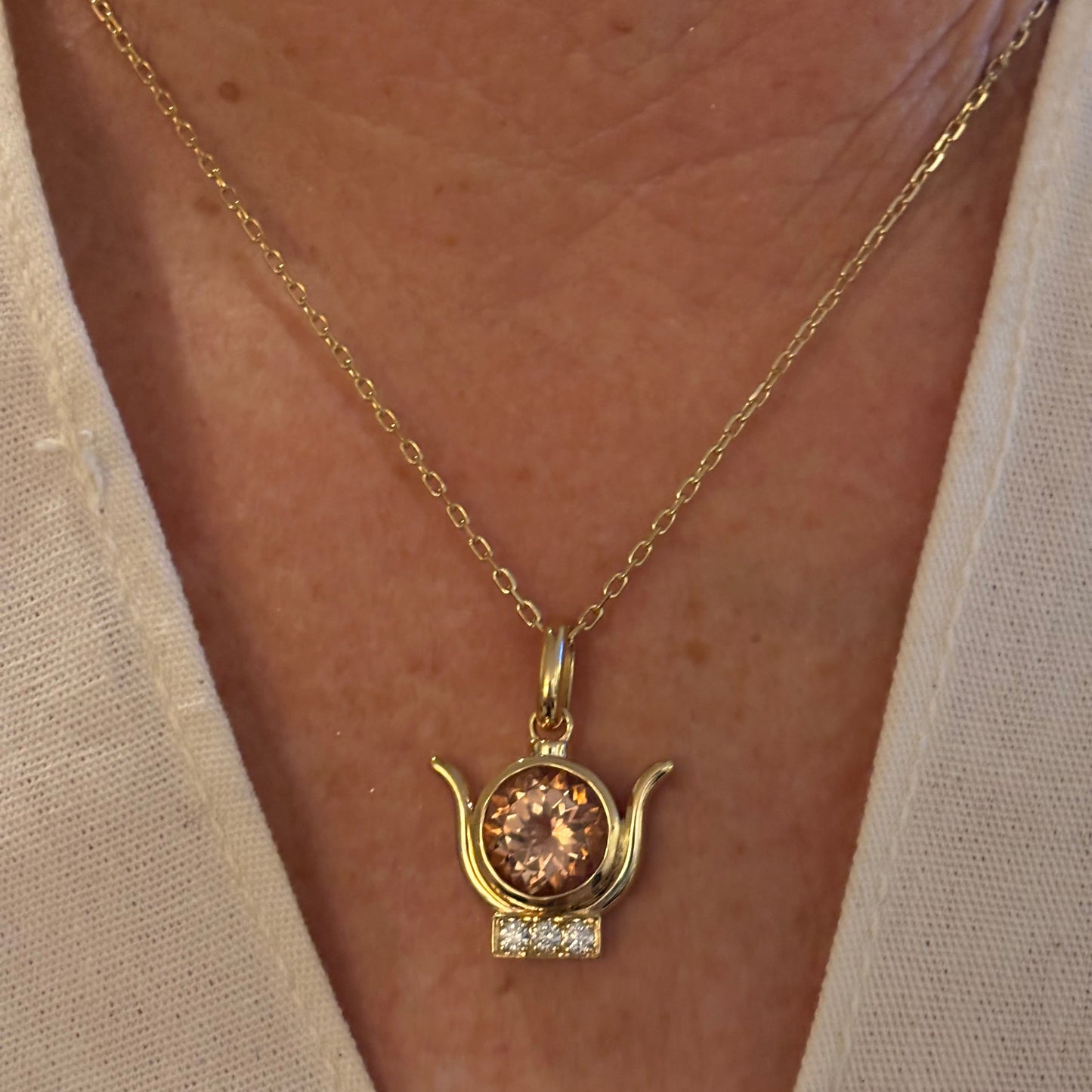 Pink Morganite Hathor’s Crown