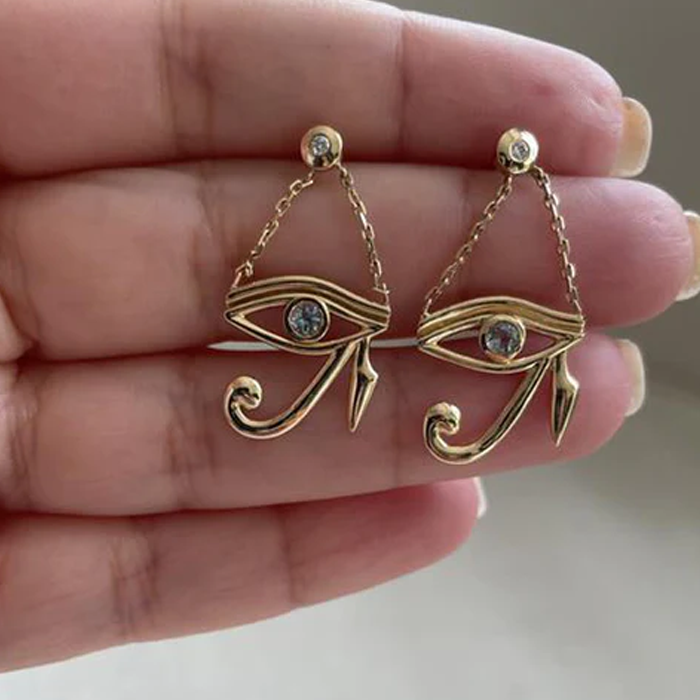 Eye of Horus Earrings | Bedazzled By Caitlin