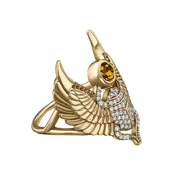 The Golden Parade Khepri Ring